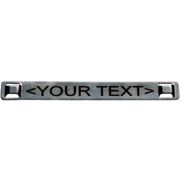 Stainless Steel Cable Tag - 89x9mm Engraved