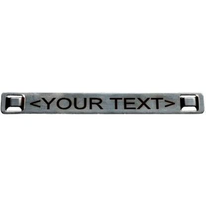 Stainless Steel Cable Tag - 89x9mm Engraved