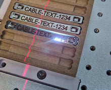 Stainless Steel Cable Tag - 89x9mm Engraved